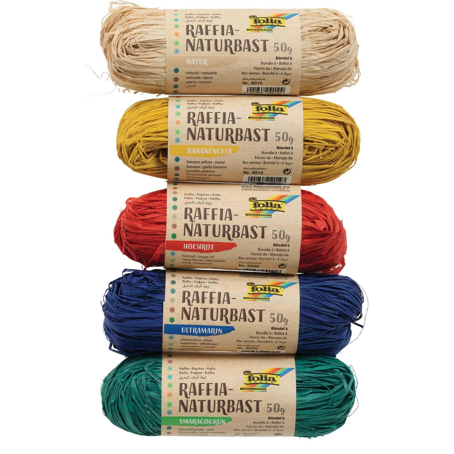 Folia Coloured Raffia Assortment